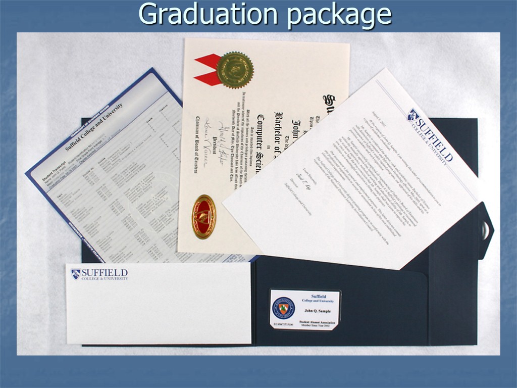 Graduation package